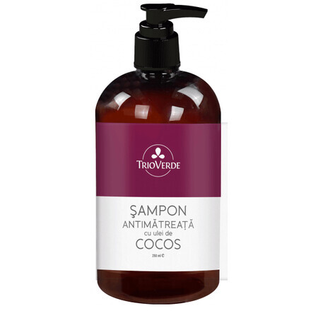 Shampooing anti-paludisme à l'huile de coco, 250 ml, Trio Verde