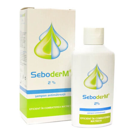 Shampoo con ketoconazolo 2% Seboderm, 125 ml, Slavia Pharm