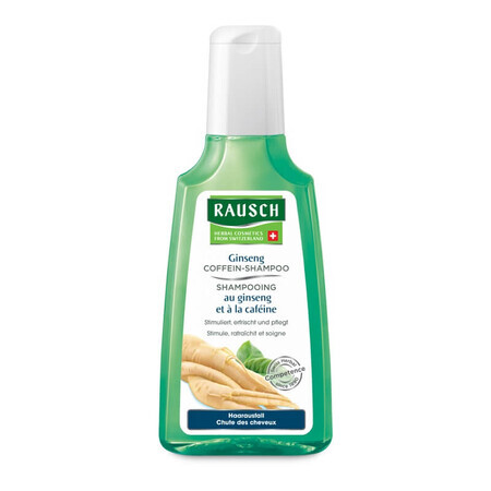 Shampooing contre la chute des cheveux au ginseng et à la caféine, 200 ml, Rausch