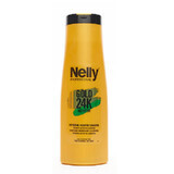 Sampon nutritiv cu keratina si ulei de argan Gold 24K Keratin, 400 ml, Nelly Professional