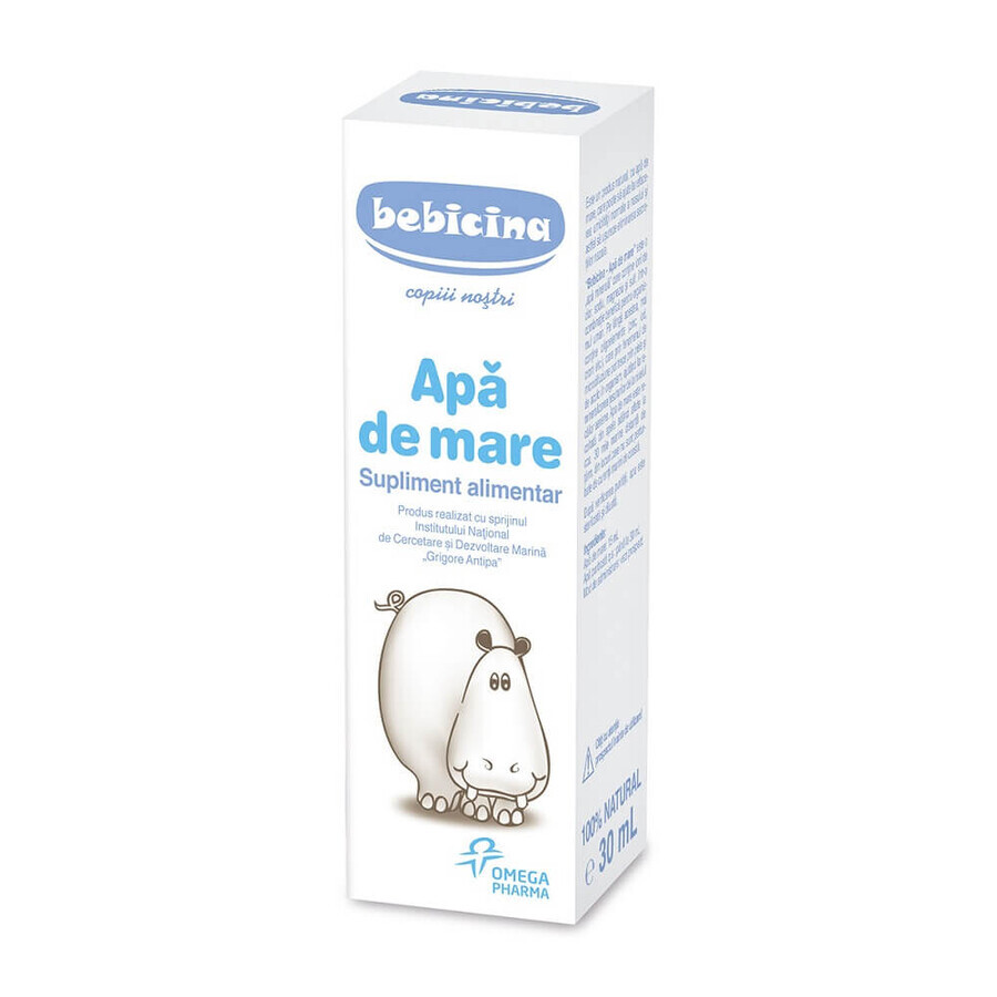 Sea water for nasal hygiene, Bebicina, 30 ml, Omega Pharma