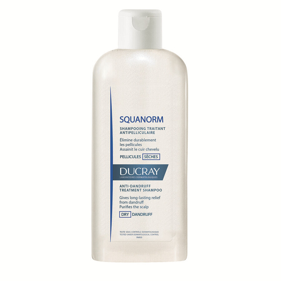 Shampooing traitant antipelliculaire Squanorm, 200 ml, Ducray