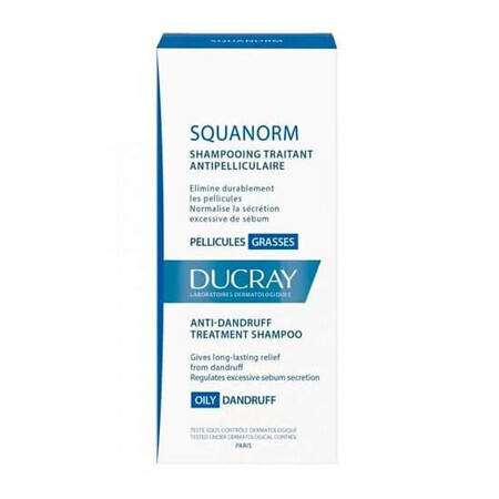 Squanorm anti-vette hoofdhuid shampoo, 200 ml, Ducray