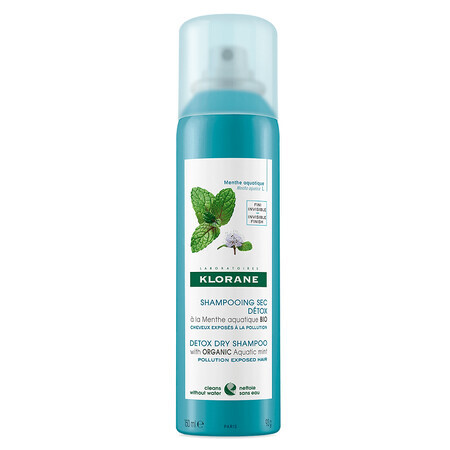 Trockenshampoo mit Wasserminzextrakt, 150 ml, Klorane