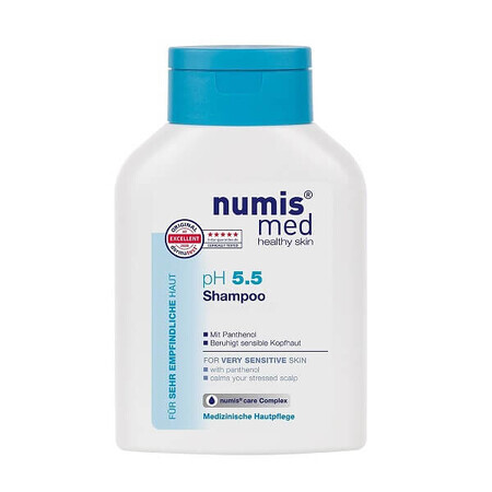 Shampoo voor dagelijks gebruik Sensitive PH 5.5, 200 ml, Numismed