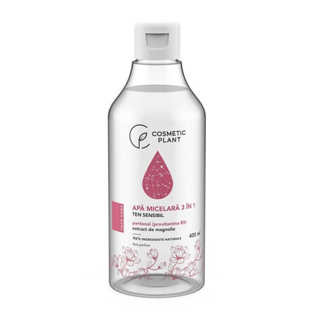 Micellar water 3 in 1 with magnolia extract and panthenol for sensitive skin, 400 ml, Cosmetic Plant