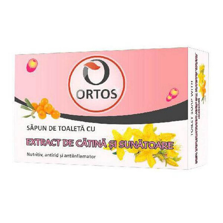 Sapone all'olivello spinoso e all'iperico, 100 g, Ortos