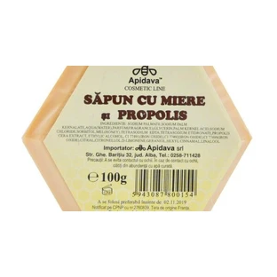 Zeep met honing en propolis, 100 g, Apidava