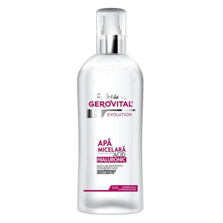 Acqua Micellare con Acido Ialuronico, Gerovital H3 Evolution, 150 ml, Farmec