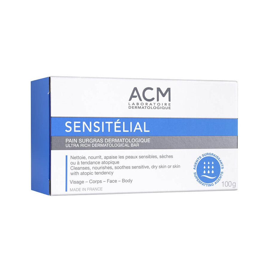 Sensitelial Pflegende Dermatologische Seife, 100 g, Acm