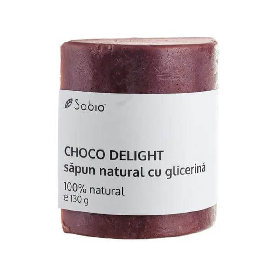 Sapone naturale alla glicerina Choco Delight, 130 g, Sabio