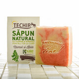 Natuurlijke zeep met boerenkoolpoeder en modder, 120 g, Techir