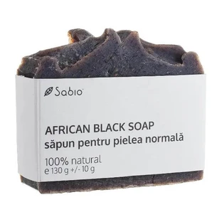 Natuurlijke zeep voor de normale huid African Black, 130 g, Sabio