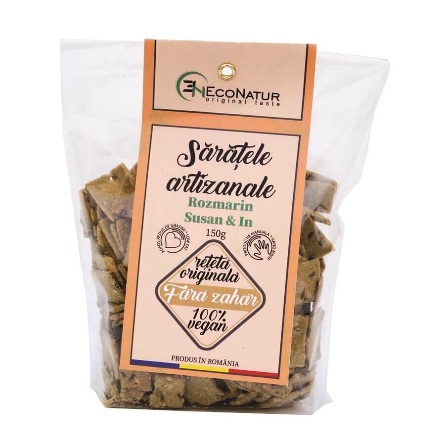 Artigianale, vegano salato al rosmarino, 150g, Econatur