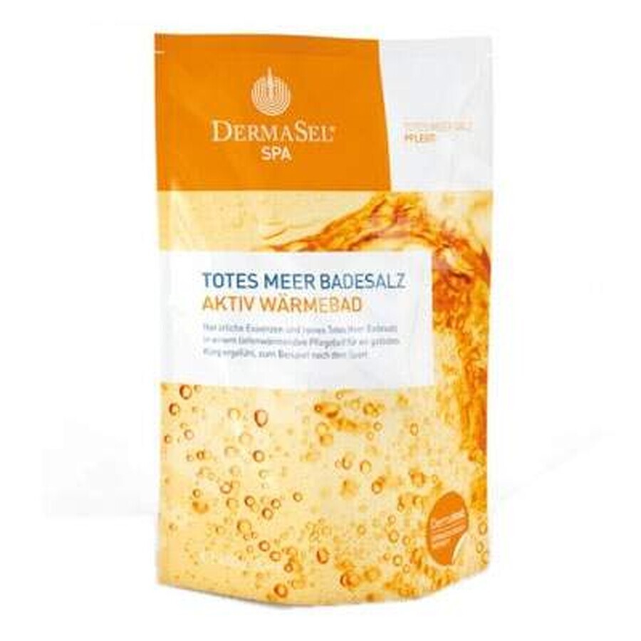 Sel de bain de la Mer Morte avec rôle chauffant actif SPA, 400 g, DermaSel