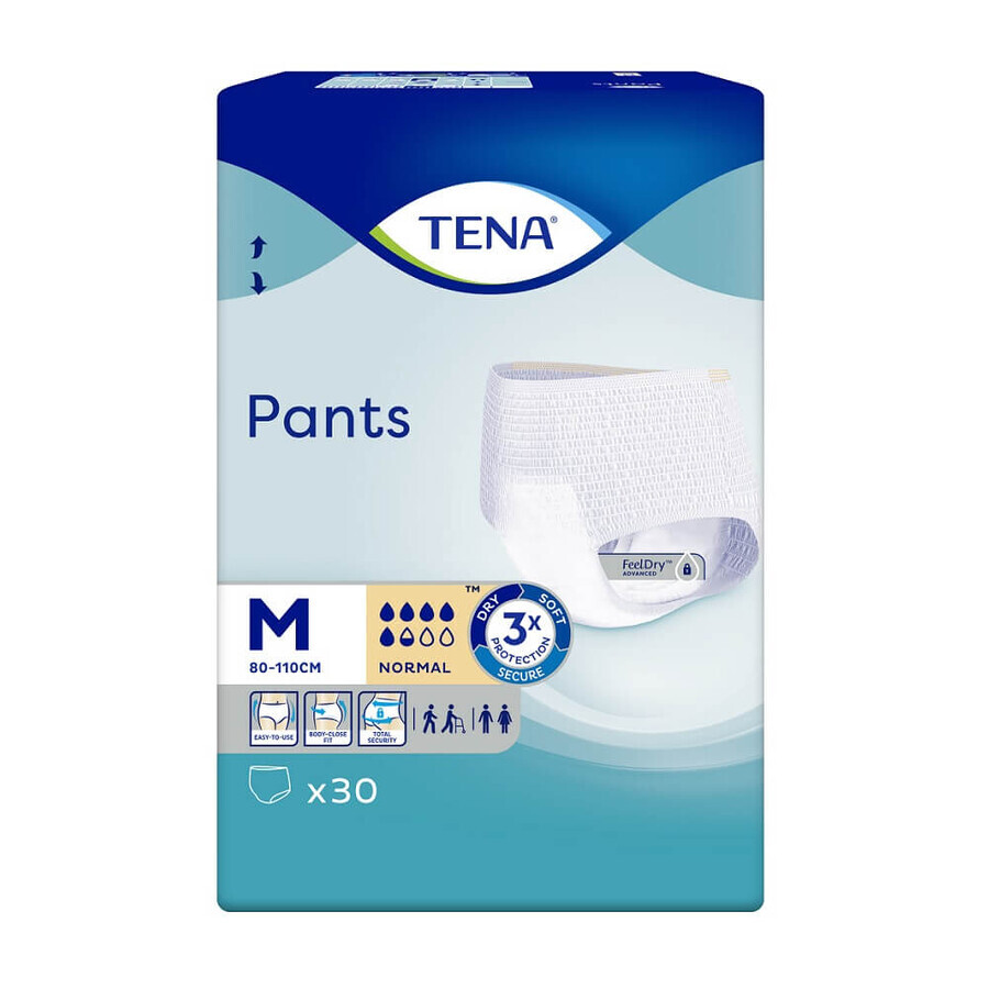 Collant normal, M, 30 pièces, Tena