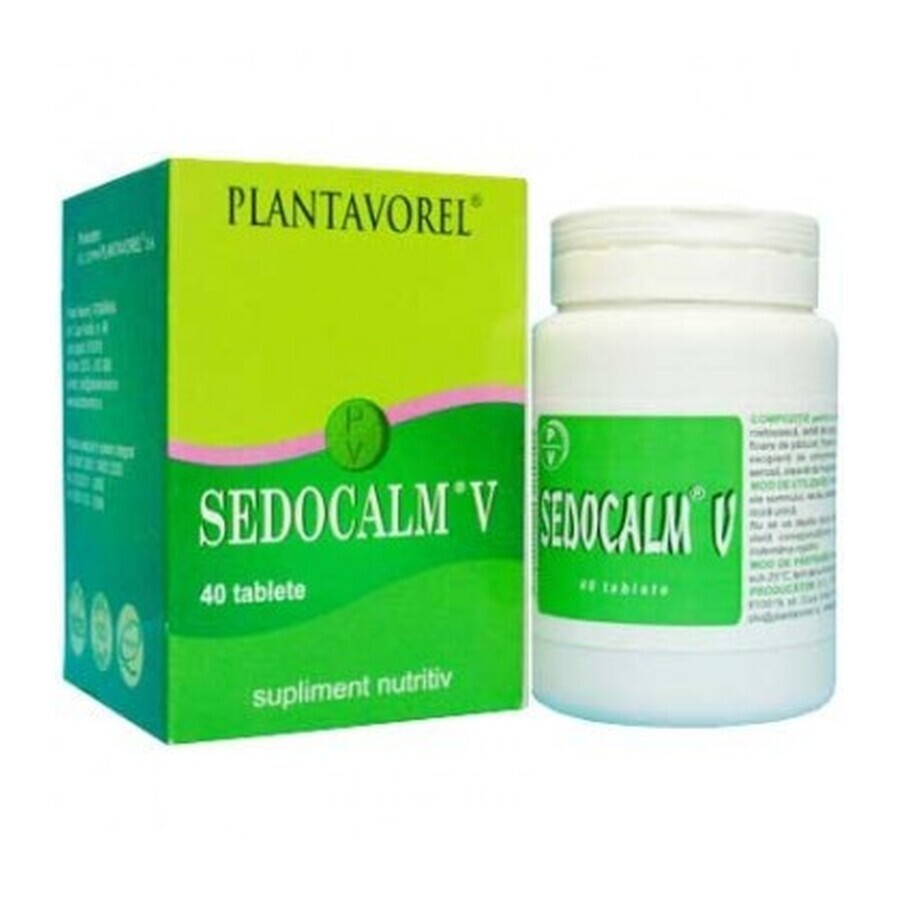 Sedocalm V, 40 tabletten, Plantavorel