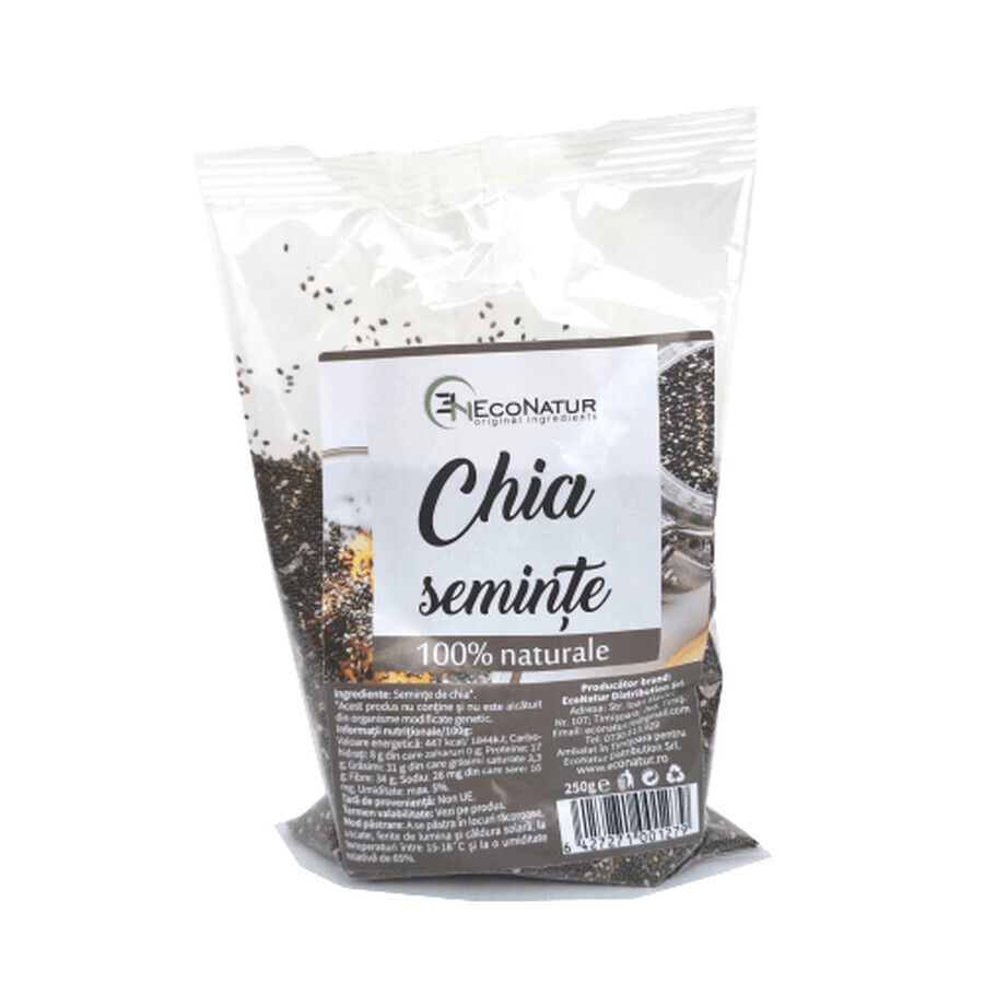 Semințe de chia, 250 g, Econatur