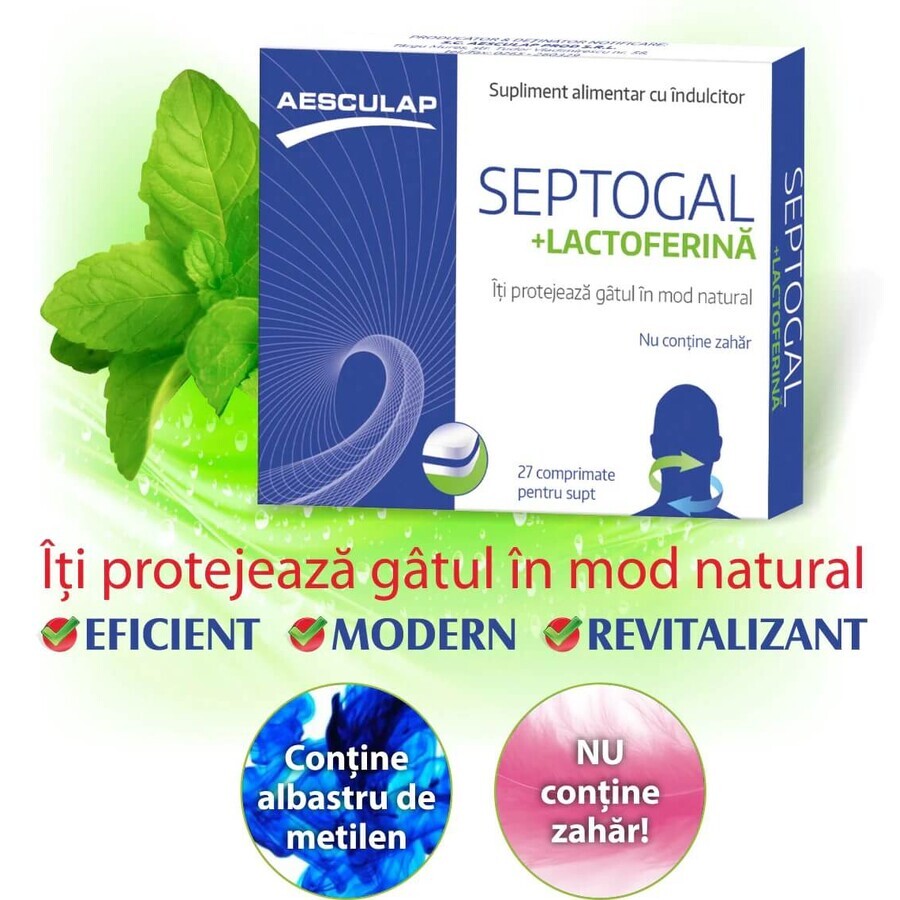 Septogal+lactofein, 27 Tabletten, Aesculap