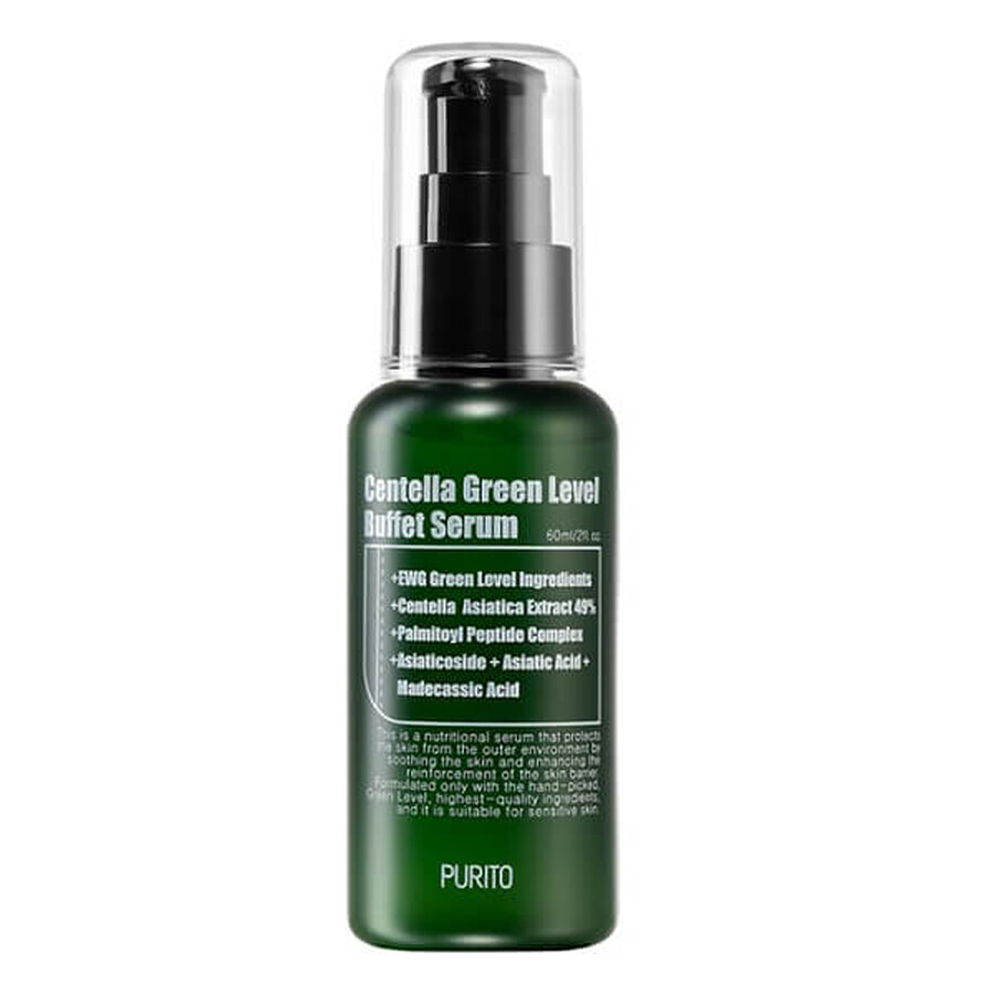 Centella Green Level Buffet Gezichtsserum, 60 ml, Purito