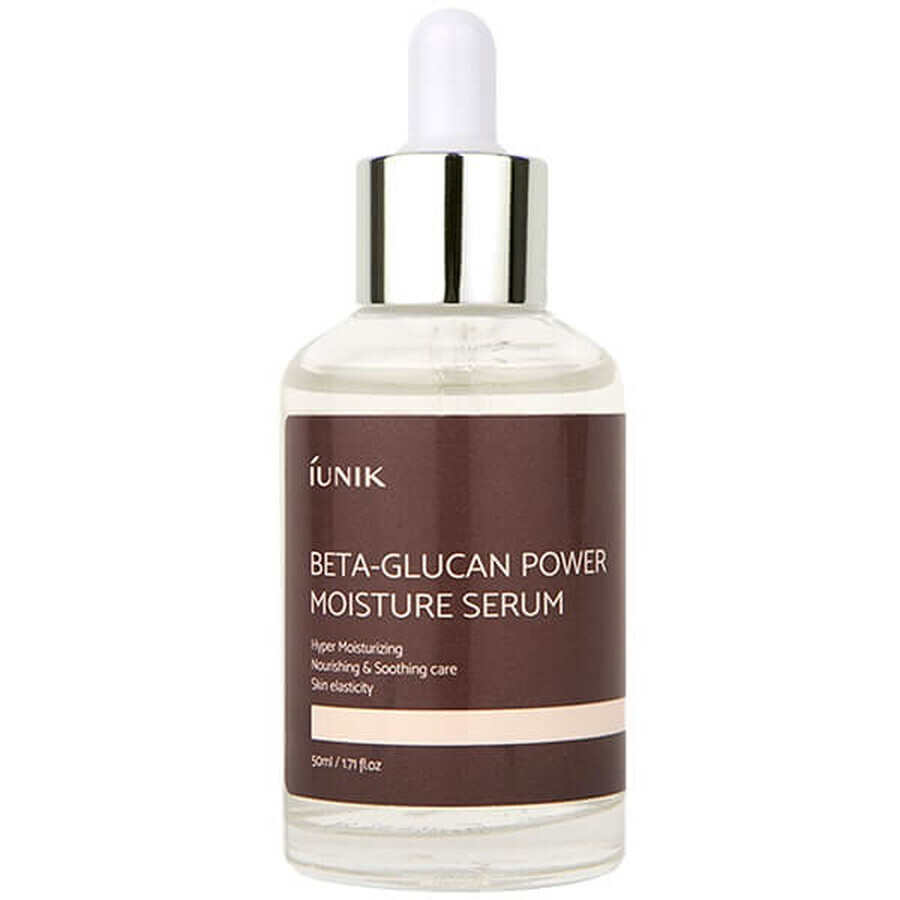 Beta Glucan Power Hydraterend Gezichtsserum voor Vrouwen, 50 ml, Iunik