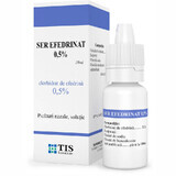 Efedrine serum neusdruppels 0,5%, 10 ml, Tis Pharmaceutical