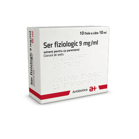 Ser fiziologic, 10 fiole, Antibiotice SA