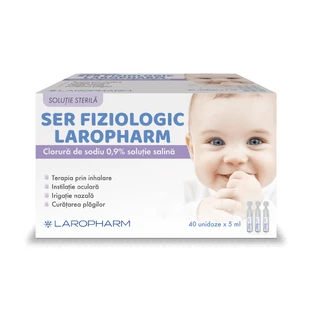Surowica fizjologiczna, 40 jednostek x 5 ml, Laropharm
