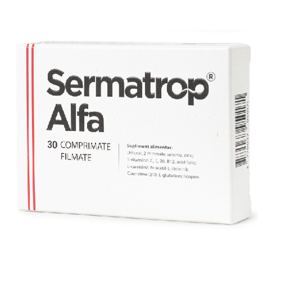 Sermatrop Alfa, 30 comprimés, Laboratoire d'innovation végétale