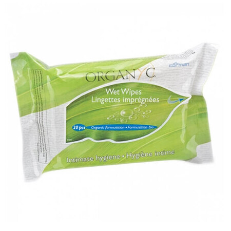 Serviettes hygiéniques en coton biologique, 20 pièces, Organyc