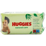 Toallitas húmedas Natural Care Aloe Vera, 56 unidades, Huggies