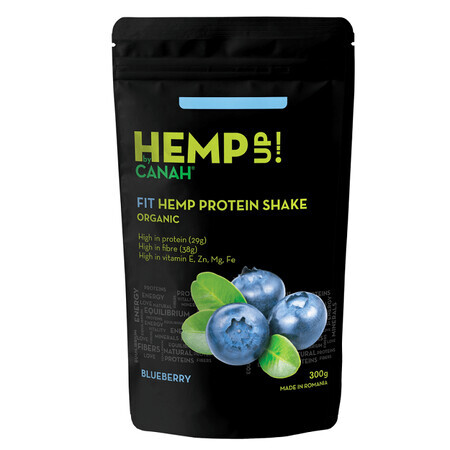 ECO FIT Hemp Up hennep-eiwitshake, 300 g, Canah