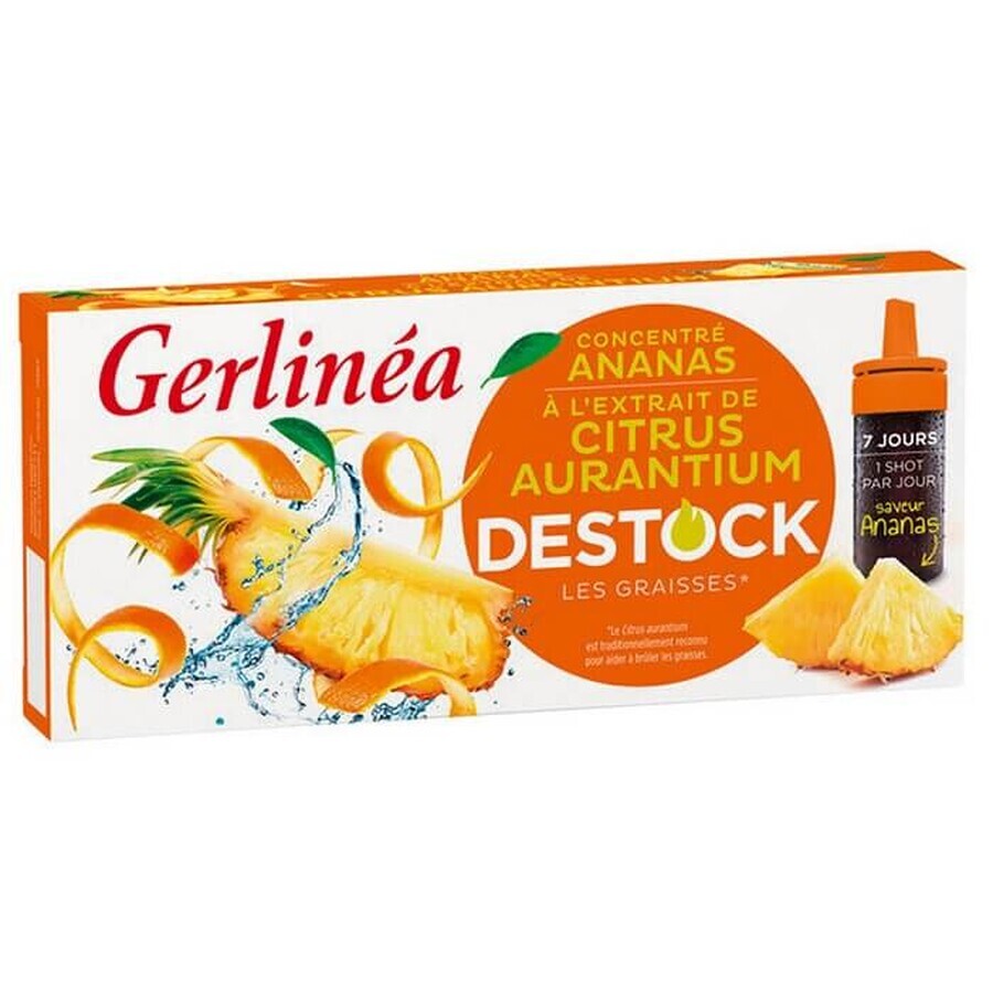 Shot concentraat met ananas, 70 ml, Gerlinea