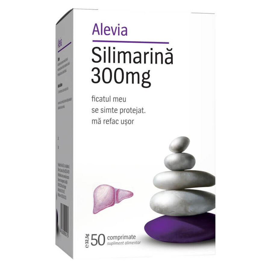 Silimarine 300 mg, 50 tabletten, Alevia