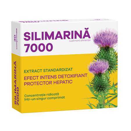 Silimarina 7000, 30 comprimate, Fiterman