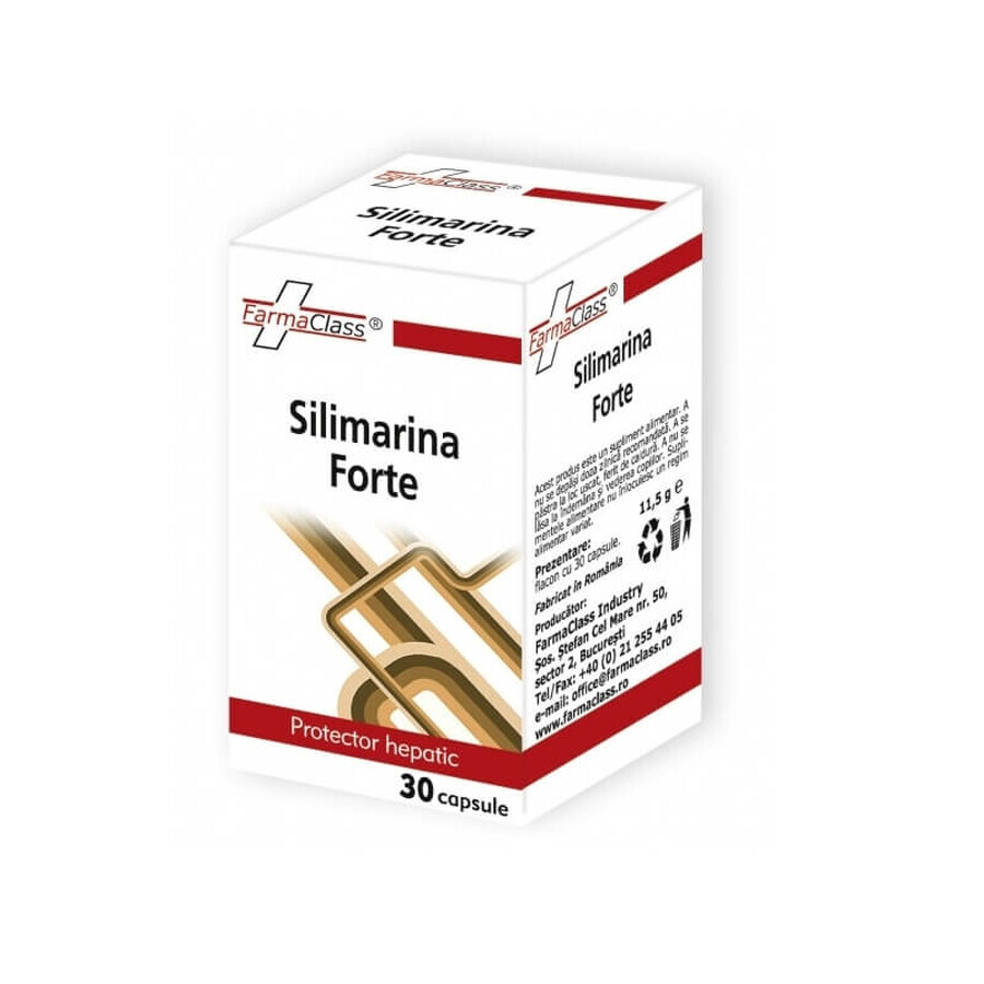 Silymarin Forte, 30 capsules, FarmaClass