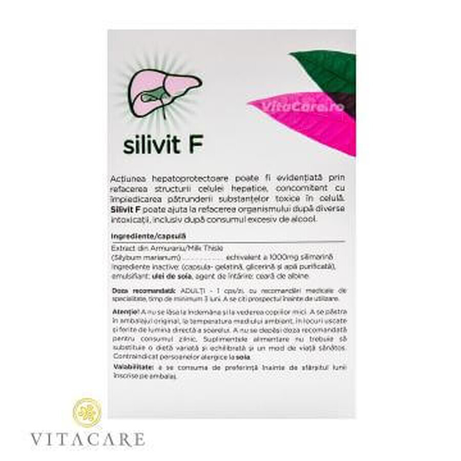 Silivit F, 90 capsule, Vitacare