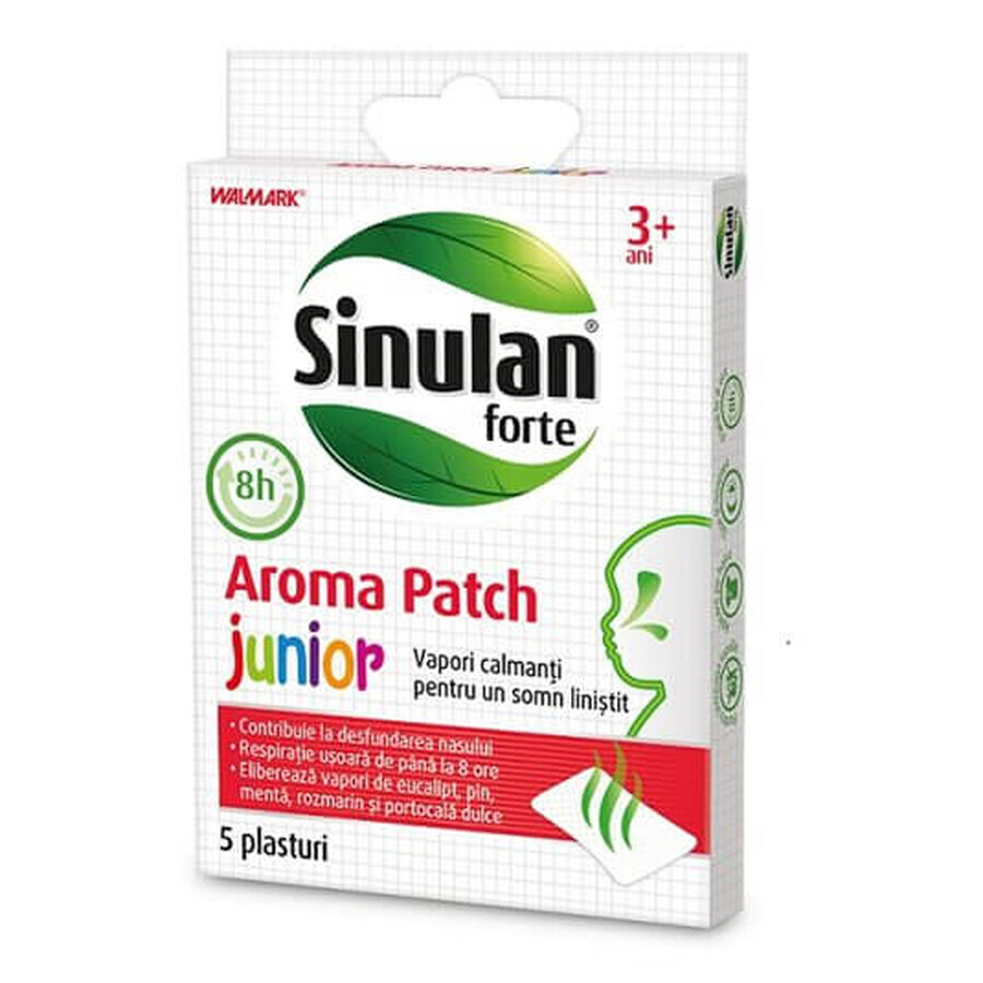 Sinulan Forte Junior 3+ patchs, 5 pièces, Walmark