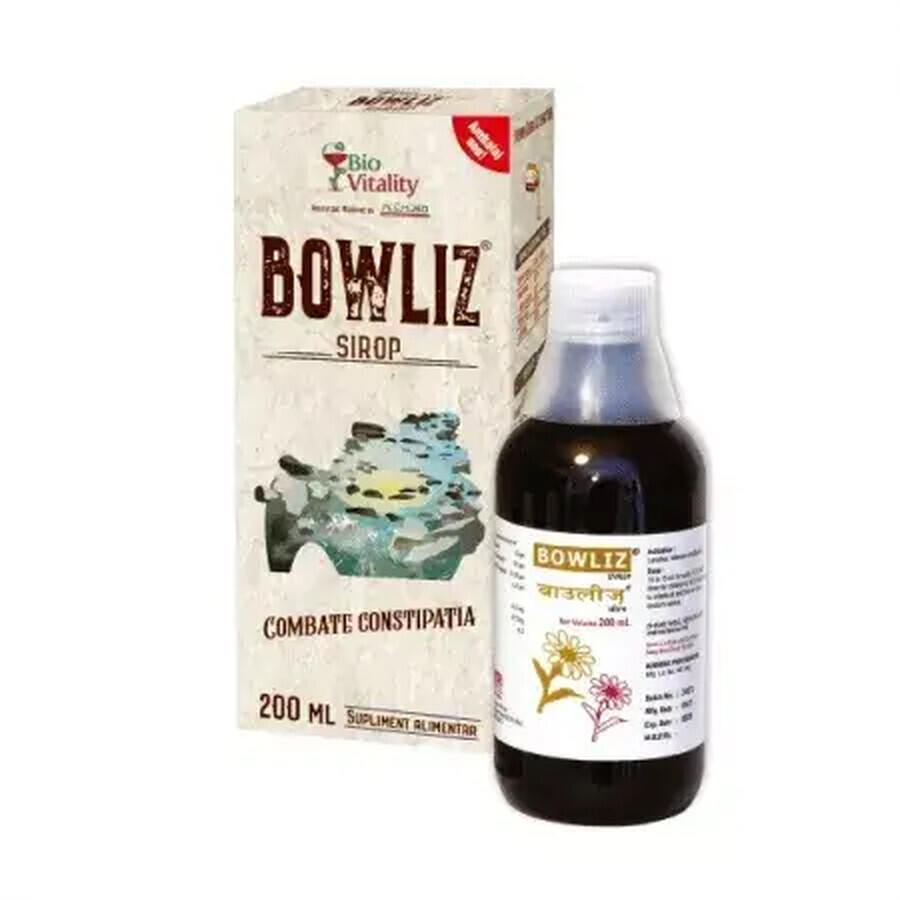 Sirop de Bowliz, 200 ml, Bio Vitality