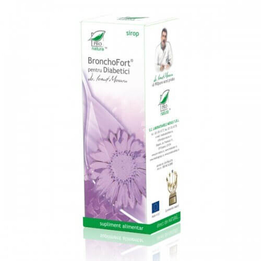 Bronchofort Siroop voor diabetici, 100 ml, Pro Natura