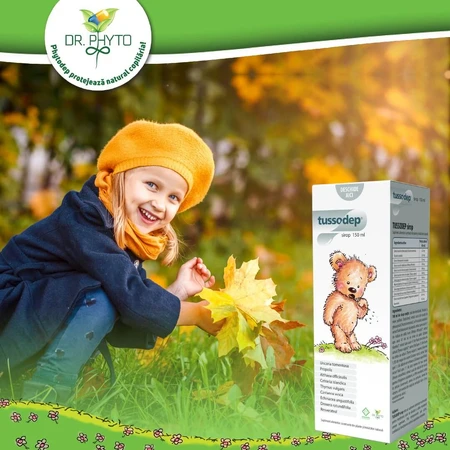Tussodep hoestsiroop voor kinderen, 150 ml, Dr. Phyto