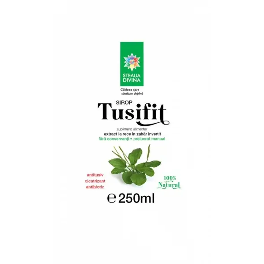 Jarabe para la tos, Tusifit, 250 ml, Divine Star