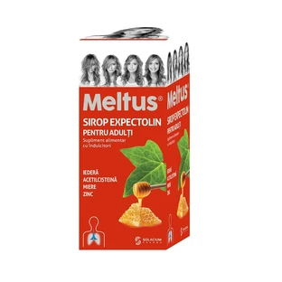 Meltus Ontzwellende Siroop voor volwassenen, 100 ml, Solacium Pharma