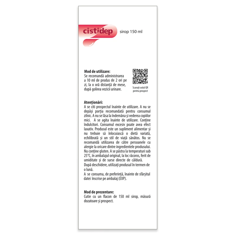 Cistidep babysiroop, 150 ml, Dr. Phyto