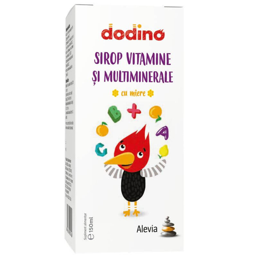 Dodino vitamine- en multimineralensiroop, 150 ml, Alevia