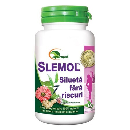 Slemol, 50 compresse, Ayurmed