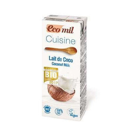 Crème de cuisson à la noix de coco, 200 ml, Ecomil