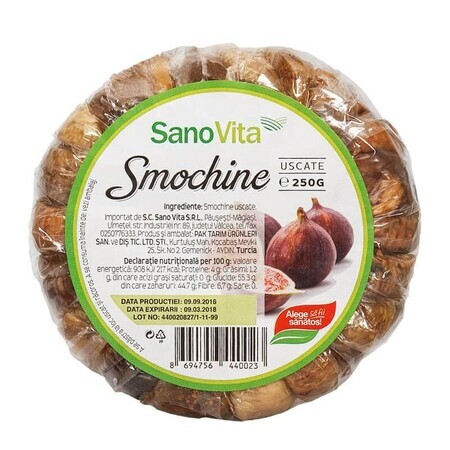 Gedroogde vijgen, 250 g, Sanovita