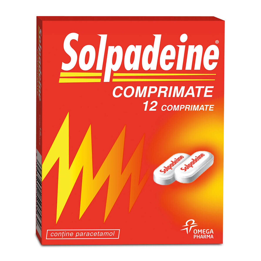 Solpadeine, 12 comprimate, Perrigo