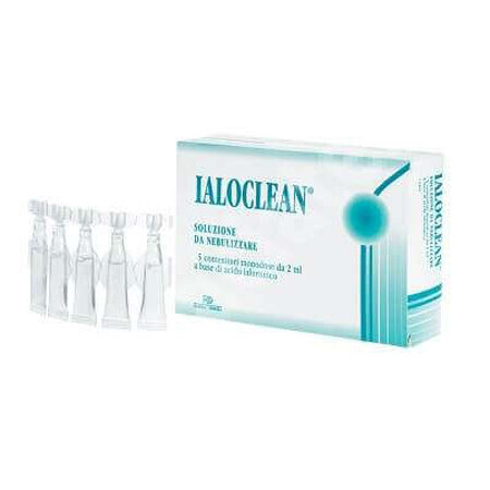 Solution stérile pour nébuliseur Ialoclean, 5 unidoses, Farma-Derma Italie